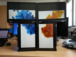 Intel объединяет несколько экранов в гигантский беспроводной дисплей