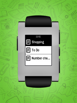 Evernote Smart Watch App